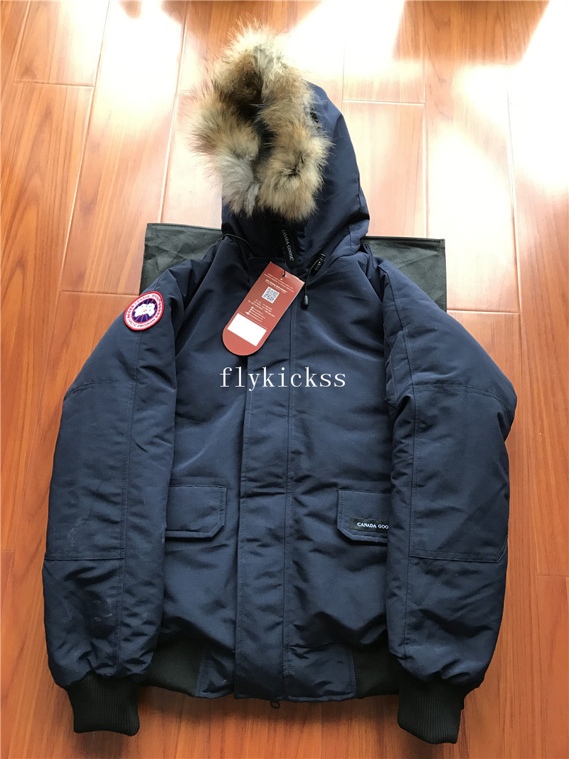 Winter Canada Goose Coat Navy Blue